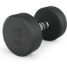 Гантель круглая UNIX FIT PRO обрезиненная 15 кг DBRND15PBKx2